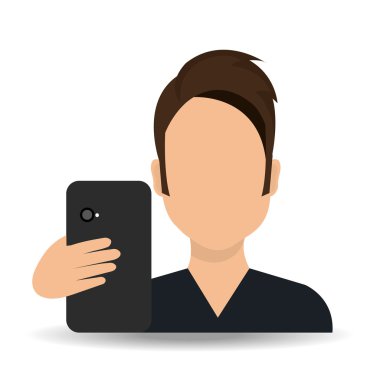 Smartphone ve kullanıcı 