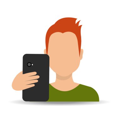 Smartphone ve kullanıcı 