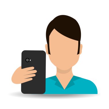 Smartphone ve kullanıcı 