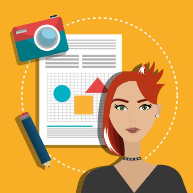 Grafik tasarım iş işgal,