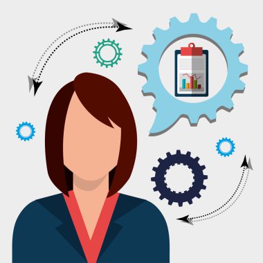 Grafik iş adamları iş 