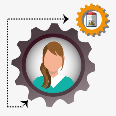 Grafik iş adamları iş 