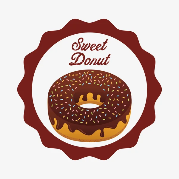 甜甜甜圈设计 — 图库矢量图片