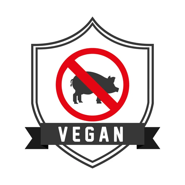 Veganes Produktdesign — Stockvektor