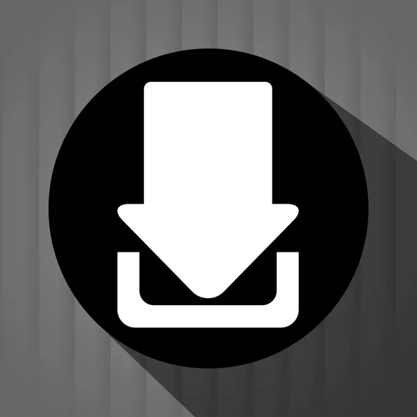Interner ícone rodada de download — Vetor de Stock