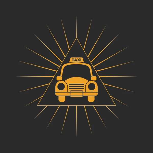 Diseño del servicio de taxi — Vector de stock