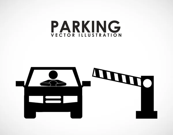 Parkering service design — Stock vektor