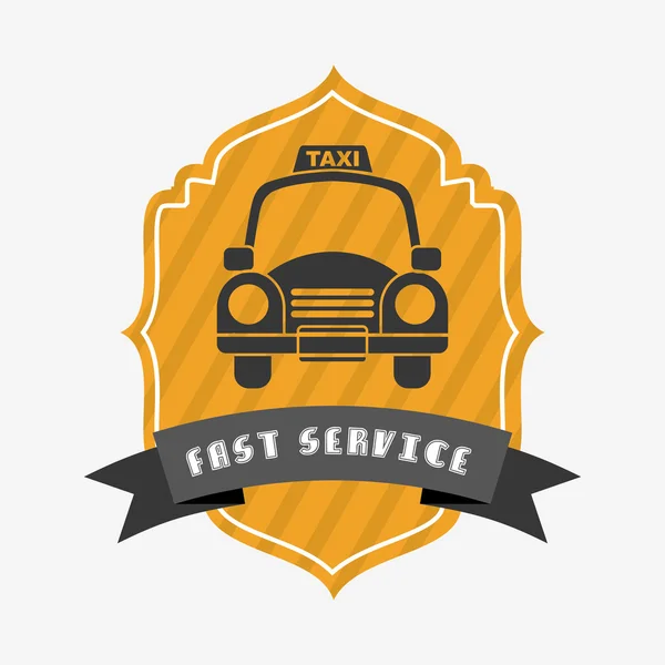 Conception de service de taxi — Image vectorielle