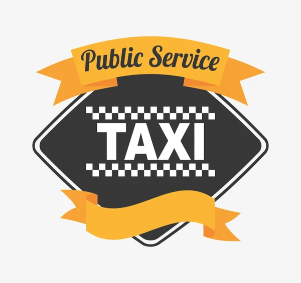 Servizio taxi design — Vettoriale Stock