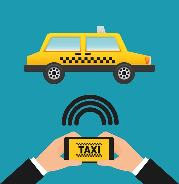 Taxi dienst ontwerp — Stockvector