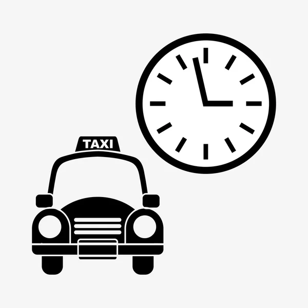 Diseño del servicio de taxi — Vector de stock