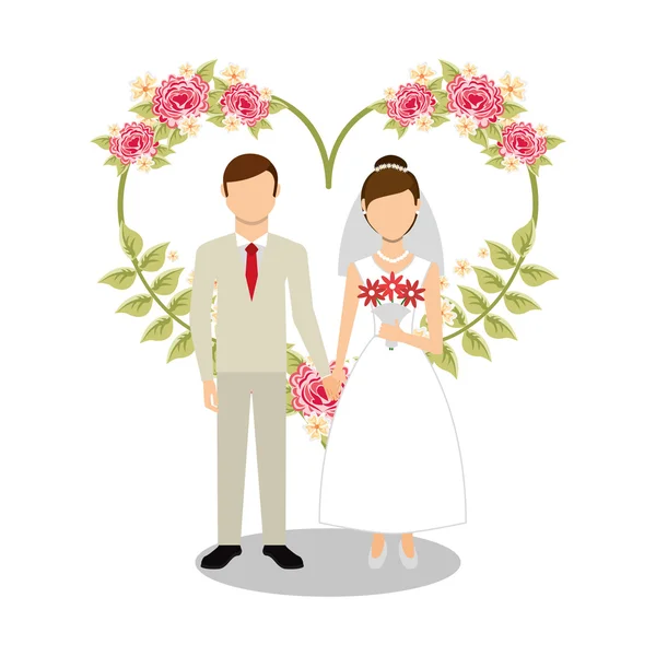 Planering av bröllopsinbjudan — Stock vektor