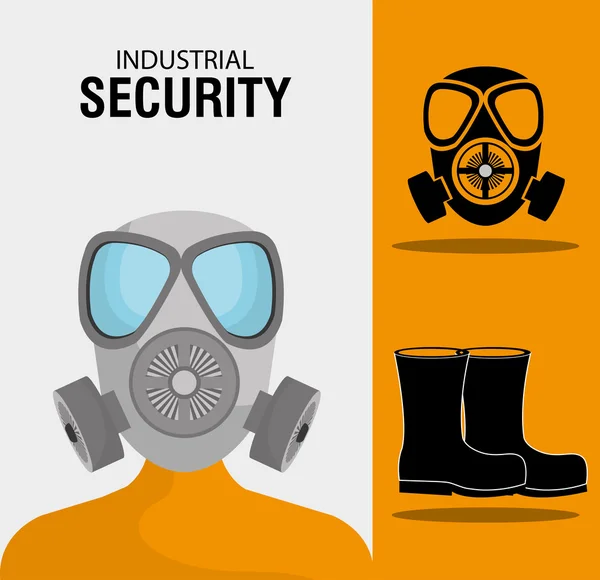 Equipos de seguridad industrial — Archivo Imágenes Vectoriales