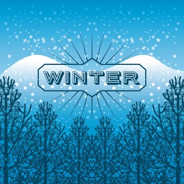 Kış tasarım Hoşgeldiniz