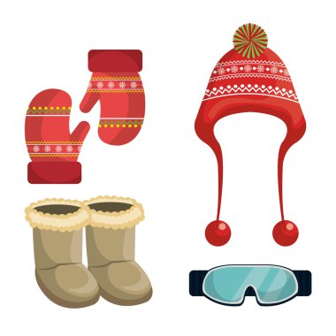 Kış moda kıyafetler ve aksesuarlar