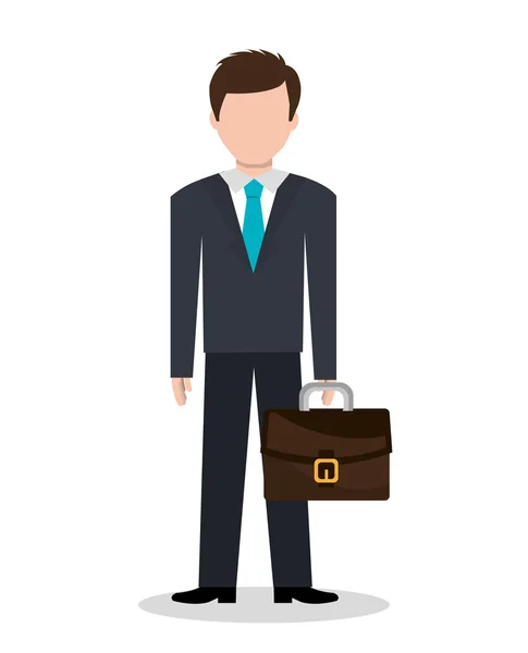 Affärsman avatar bild — Stock vektor