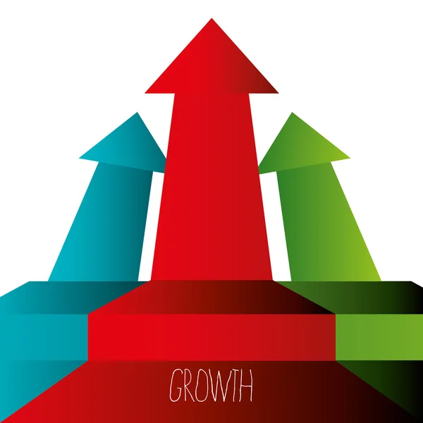 Aumento de beneficios empresariales — Archivo Imágenes Vectoriales