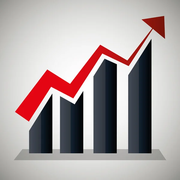 业务利润增长 — 图库矢量图片