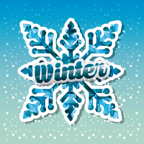 Hallo winter ontwerp — Stockvector