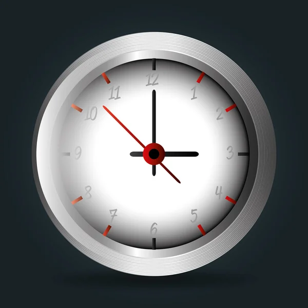 Time clock watch icon Stock Vector by ©yupiramos 124672130