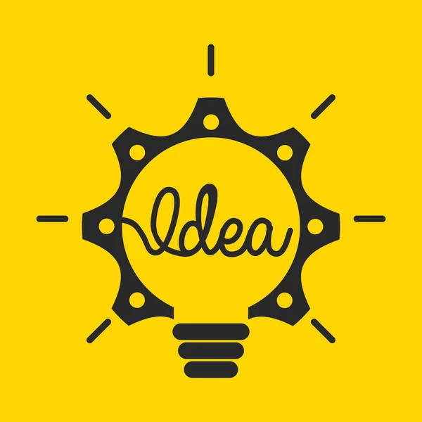 Idea Icono Diseño — Vector de stock