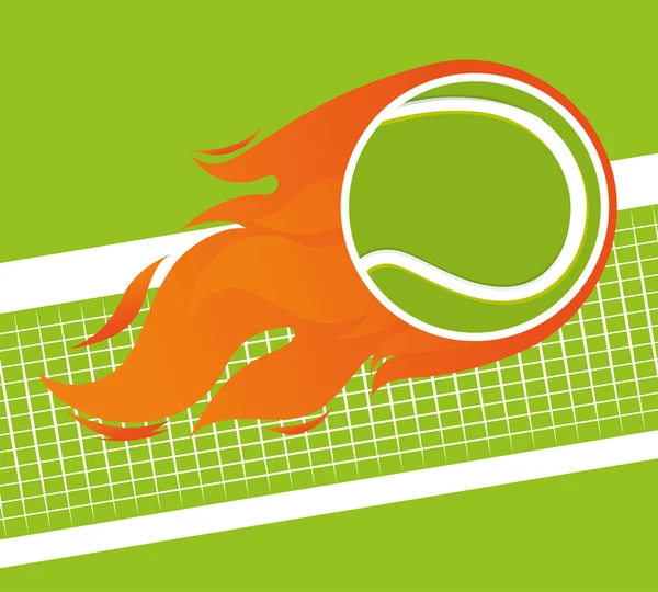 Tenisz sport játék — Stock Vector