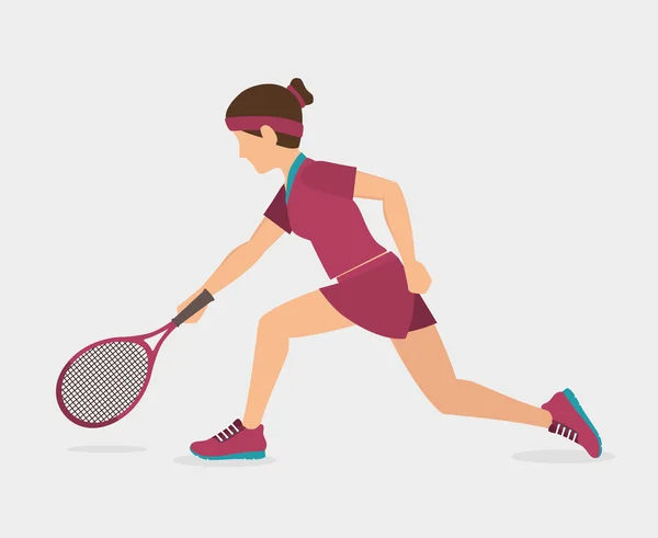 Gry Tenis sport gry — Wektor stockowy