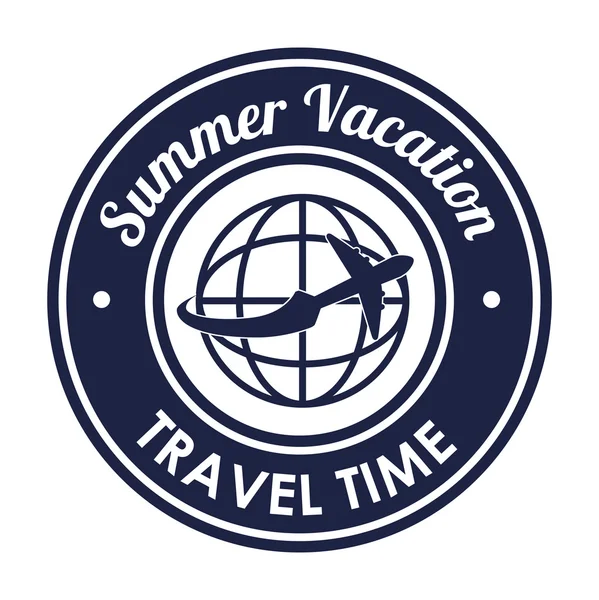 Summer, travel and vacations — Stock Vector