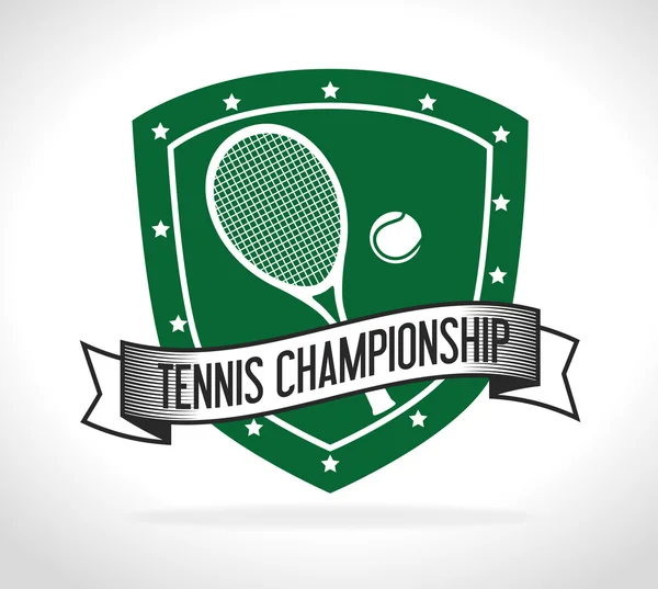 Tennis sport gioco — Vettoriale Stock