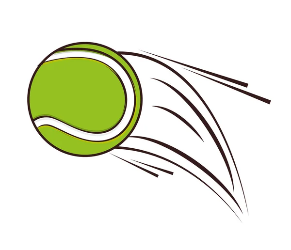 Tennis jeu de sport — Image vectorielle