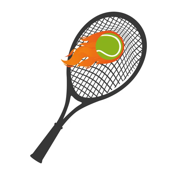 Tenisová sportovní hra — Stockový vektor