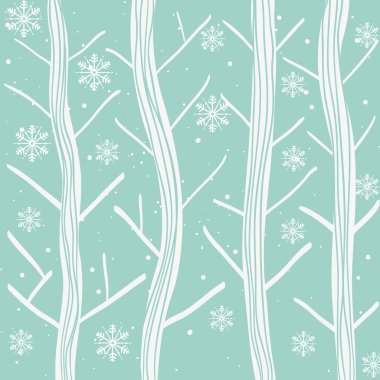 Kış ve kar grafik tasarım