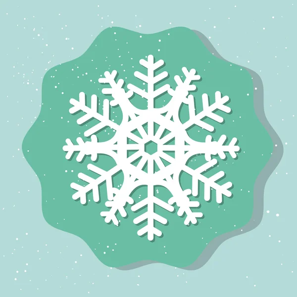 Diseño gráfico de invierno y nieve — Vector de stock