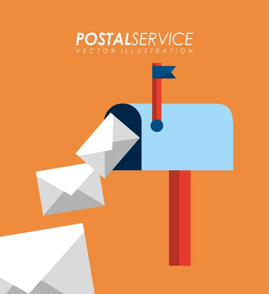 Postal service design — Stock vektor