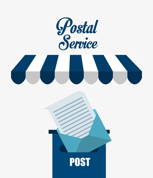 Postal service design — Stock vektor