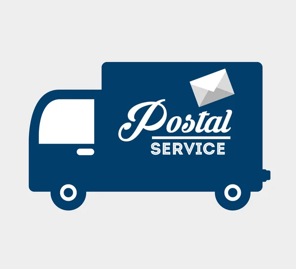 郵便サービスの設計 — ストックベクタ