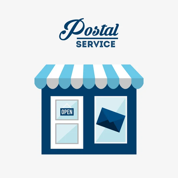 Дизайн почтовых услуг — стоковый вектор