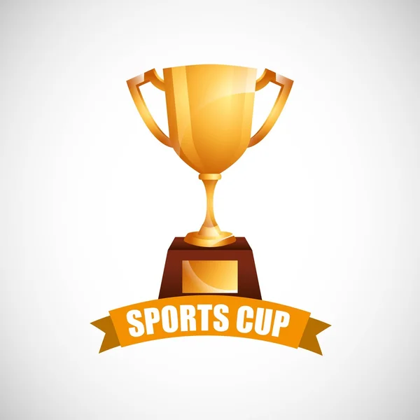 Sport cup ontwerp — Stockvector