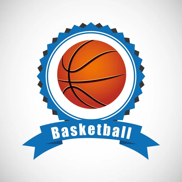 Diseño de liga de baloncesto — Vector de stock