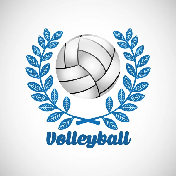 Design de clube de voleibol — Vetor de Stock