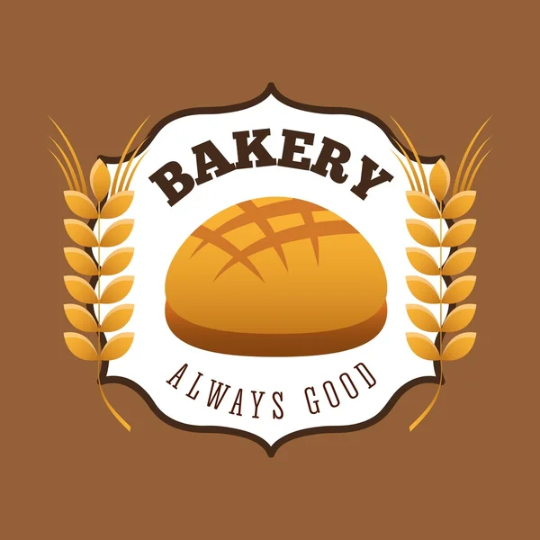 Panadería diseño tienda — Vector de stock