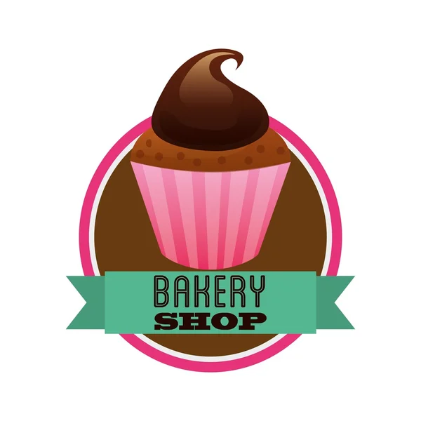 Bakery shop design — Stock Vector