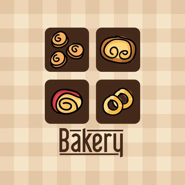 Дизайн пекарни — стоковый вектор