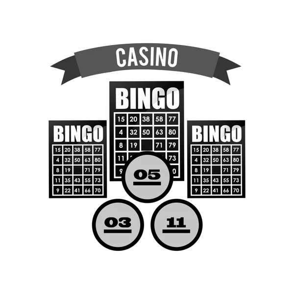 Casino spelontwerp — Stockvector