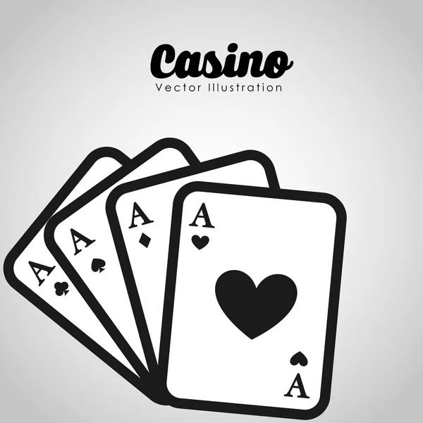Casino-Spieldesign — Stockvektor