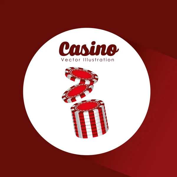 Casino design do jogo — Vetor de Stock