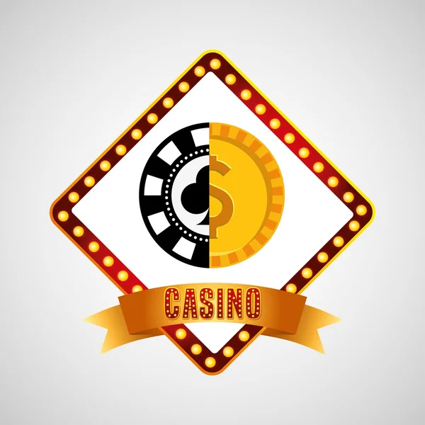 Casino-Spieldesign — Stockvektor