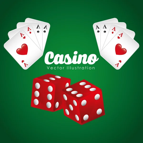 Casino oyun tasarımı — Stok Vektör