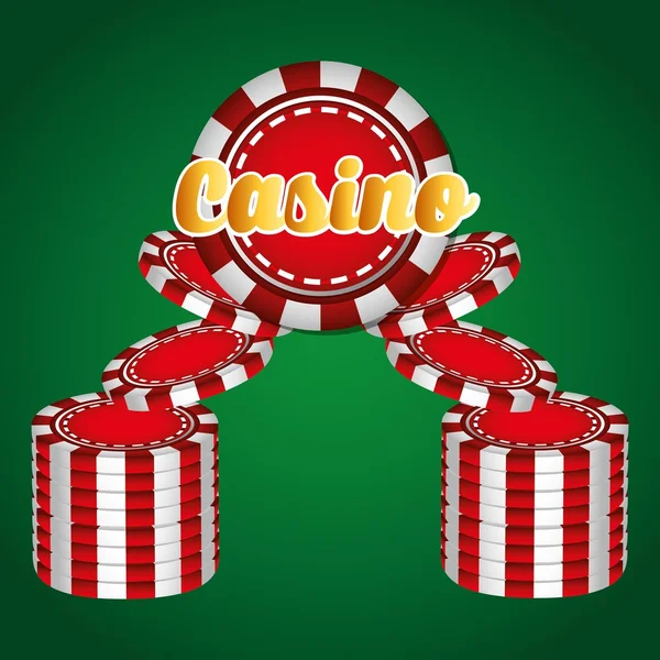 Casino spel design — Stock vektor