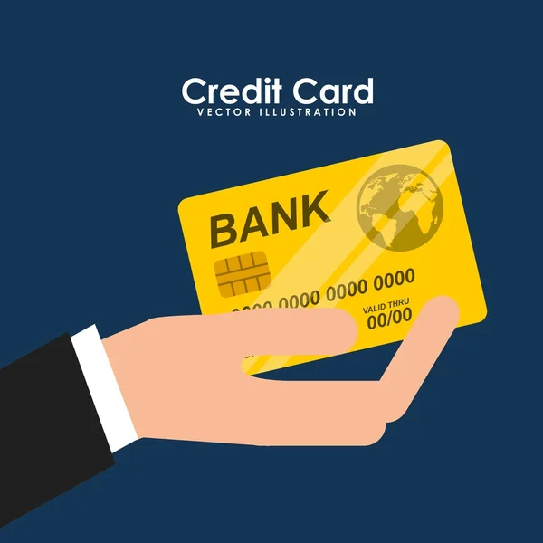 Creditcard ontwerp — Stockvector